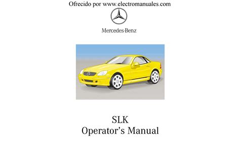 2015 mercedes slk 230 owners manual. - Hyundai diesel engine d4ea manuale d'officina.