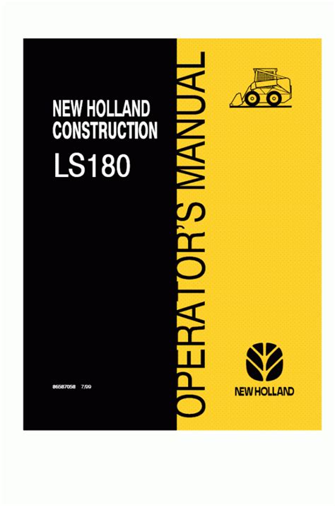 2015 new holland skid steer ls180 service manual. - El regreso de sherlock holmes / the return of sherlock holmes.