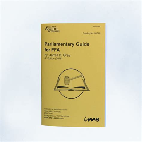 2015 parliamentary guide for texas ffa. - Guía de estudio del sistema operativo mta.