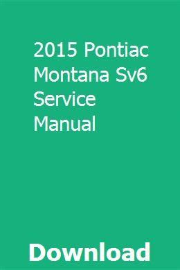 2015 pontiac montana sv6 repair manual. - Guided practice activities answer key prentice hall level 3 realidades.