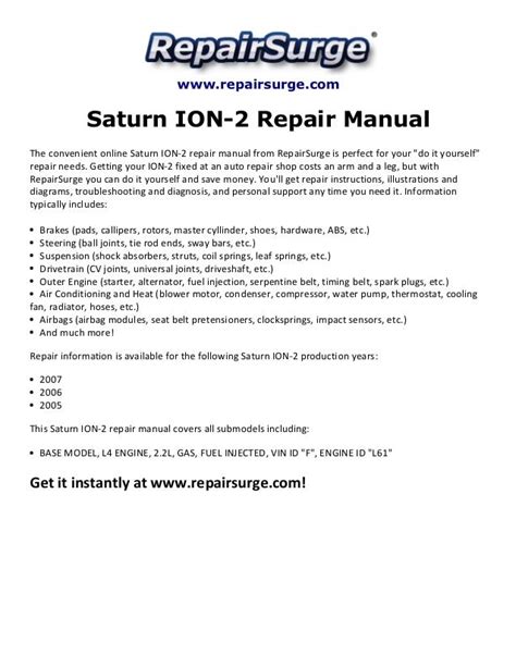 2015 saturn ion 2 repair manual. - 2004 download del manuale di servizio di chrysler pacifica.