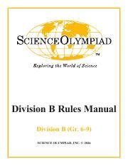 2015 science olympiad rules