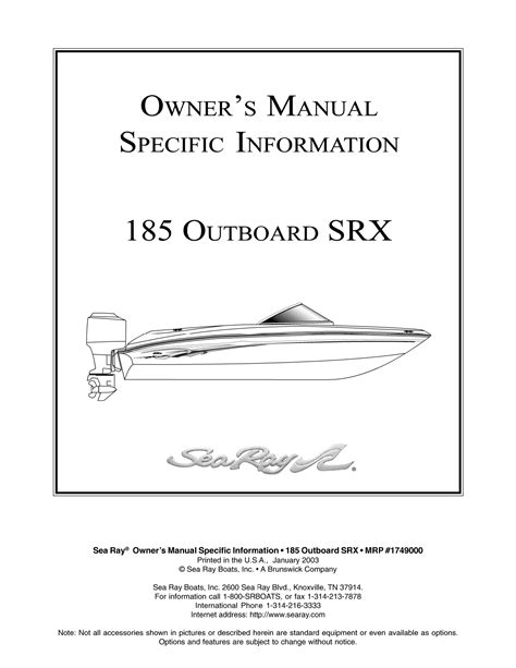2015 sea ray 176 srx owners manual. - Chris craft lancer 20 owner s manual.