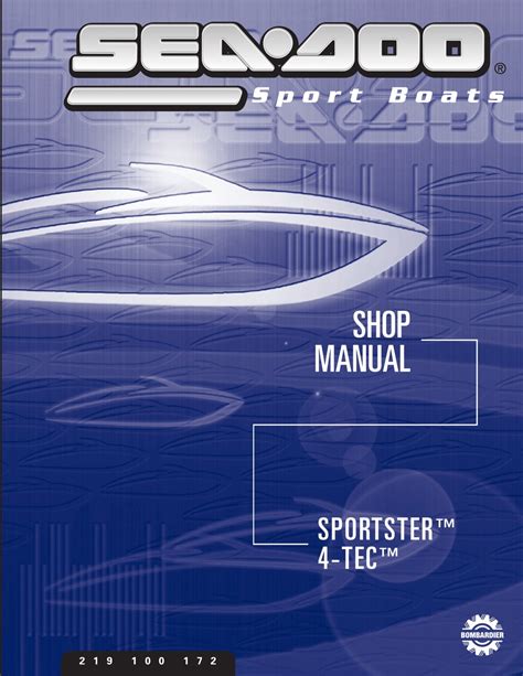 2015 seadoo sportster 4 tec shop manual. - Solution manual aerodynamics for engineers bertin smith.