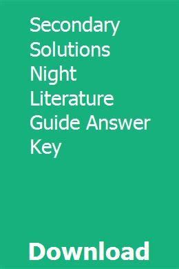 2015 secondary solutions night literature guide answers. - Monte carlo antlers lodge ceiling fans manual.