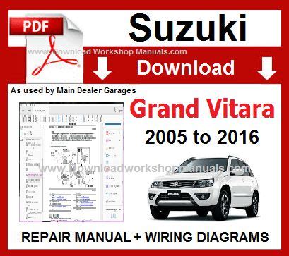 2015 suzuki grand vitara jb424 manuale di servizio. - International 500 series c dozer service manual.