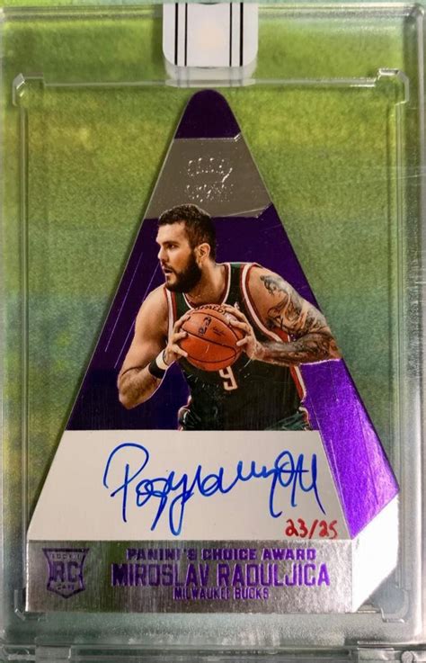 2015-16 Panini Replay Milwaukee Bucks Mikroslav Raduljica