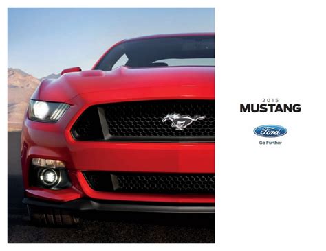 Read 2015 Ford Mustang Brochure Clickmotive 42341 