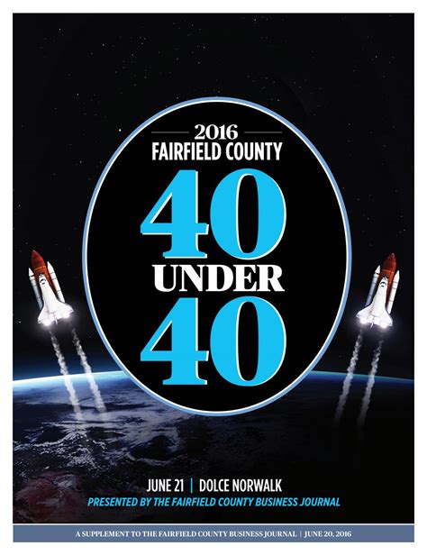 2016 Fairfield County 40 Under 40 by Wag Magazine - Issuu