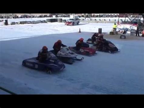 2016 Gladwin Michigan Vintage Snowmobile Races Open Class