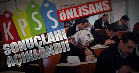2016 Kpss Ön Lisans Sonuçları Açıklandı .