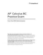 2016 ap calc bc mcq answers. The multiple-choice portion of the AP® Calculus AB exam consists of 45 questions. You will be required to answer them in 1 hour and 45 minutes, which is a rate of fewer than 2 ½ minutes per question. The first 30 questions do not allow a calculator, while you can use a graphing calculator for the last 15 questions. 