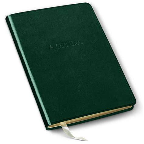 2016 daily planner green leather