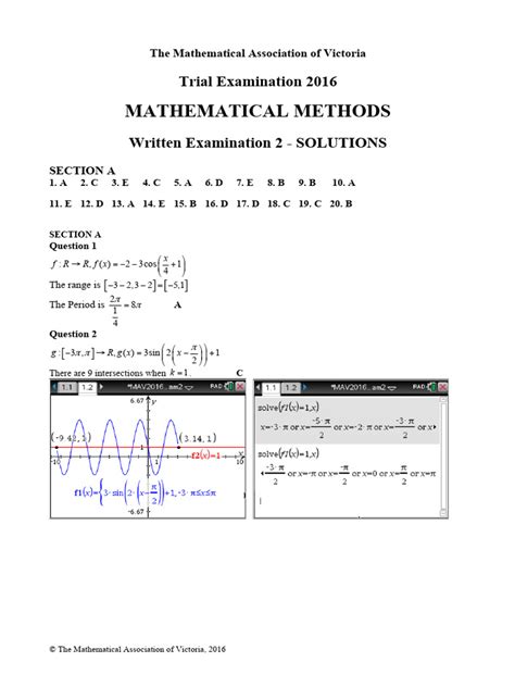 2016 Methods Exam 2 Solutions