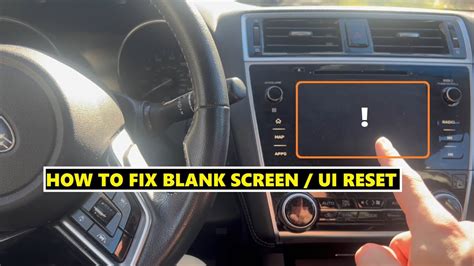 2016 subaru forester display screen not working. .