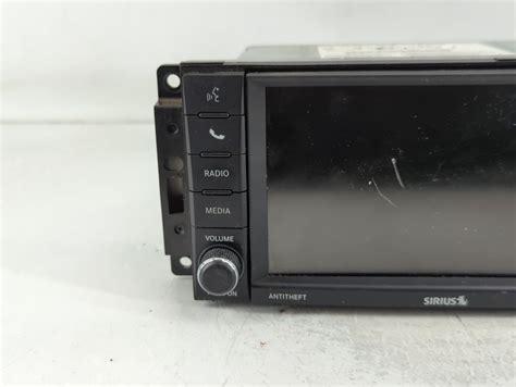 2016 town and country radio replacement.  This black plastic radio receiver...