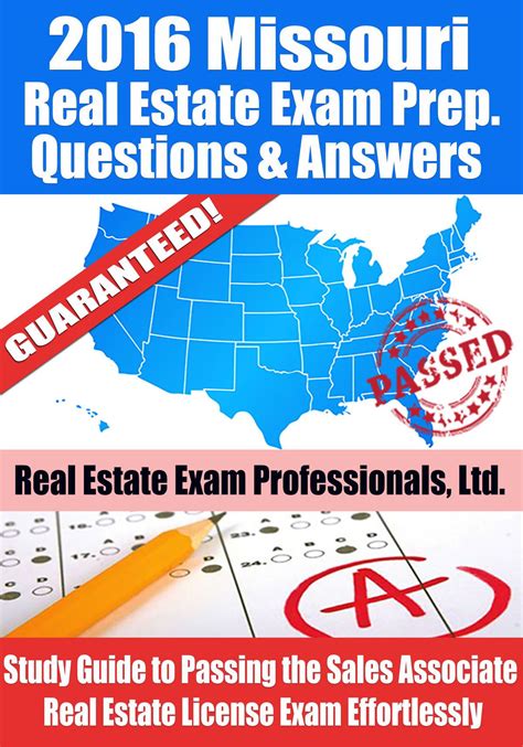 Read Online 2016 Missouri Real Estate Exam Prep Questions And Answers Study Guide To Passing The Salesperson Real Estate License Exam Effortlessly 