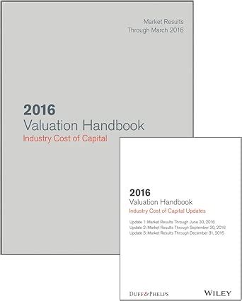 Read Online 2016 Valuation Handbook Duff Phelps 