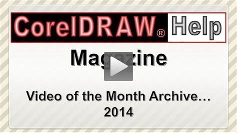 201602 Video of the Month CorelDRAW Help