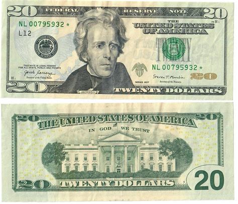 Series 2017 $1. The numbers in the table are the first and last notes printed in the given month for the given FRB. Colors indicate notes printed at Washington, DC or Fort Worth, TX. Serial numbers above 96000000 are not used; thus for example F96000000A is followed by F00000001B. Uncut sheets of non-star notes were released for this series ... . 