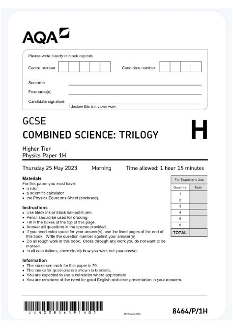 2017 Higher Tier Practice Papers Churchill Maths