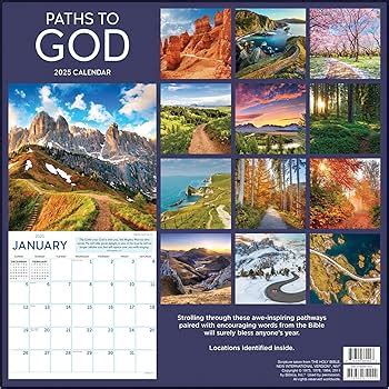 2017 Paths To God Wall Calendar