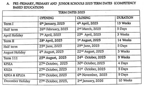 2017 Term Dates Cbc
