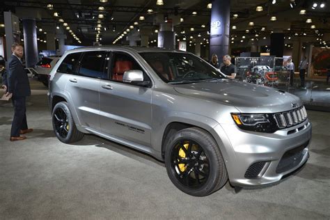 Used 2018 Jeep Grand Cherokee Trackhawk. Signature Leather Wrapped Interior Pkg. 40,657 miles. 77,000. See estimated payment. GOOD PRICE. Kalidy KIA. KBB.com Dealer Rating 4.4 ( 2016) (405) 509-8332.. 