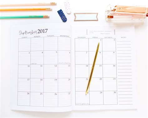 Download 2017 2018 Academic Planner Weekly And Monthly Calendar Schedule Organizer 