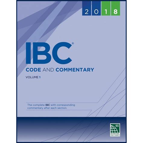 2018 IBC Code and Commentary Contractor Resource