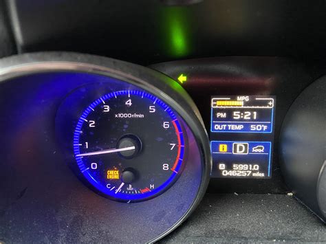 2018 Subaru Outback Check Engine Light