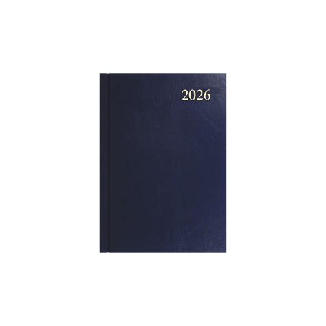 2018 A5 Week To View Diary Personal Organiser With Address Book And Pen 2077 ( Blue 2077)