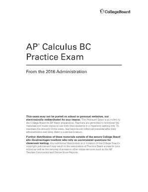 You can view the 2019 AP Calculus BC Free Response Questions right here. All of the 2019 answer keys that my students created can be viewed right here. All of their 2019 video solutions can be viewed right here. You can check out this project from past years here (2018) , here (2017), and here (2016). Many more Williston student screencasts can ...