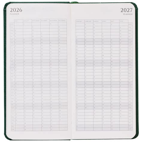 2018 Slim Week To View Hardback Diary Green Floral With Butterfly