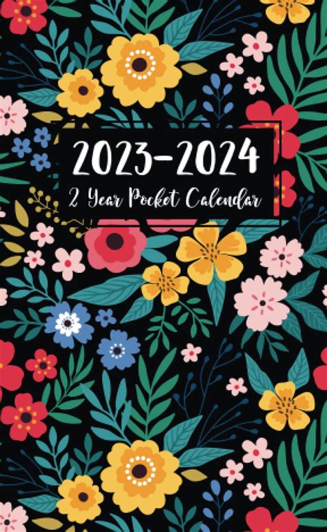 Read Online 2018 2019 Watercolor Flowers 2 Year Pocket Planner 
