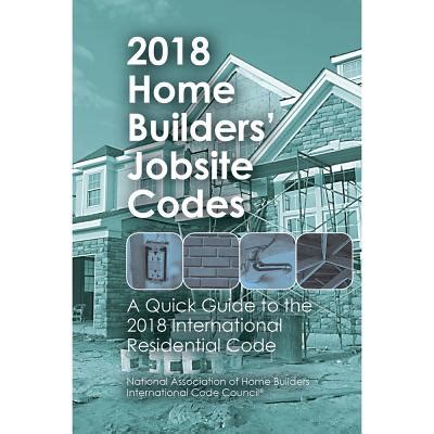 Full Download 2018 Home Builders Jobsite Codes By Steve Van Note
