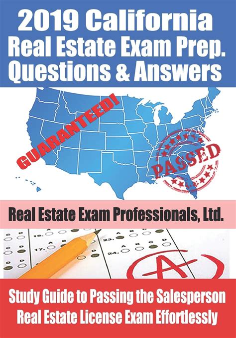 Download 2018 California Real Estate Exam Prep Questions Answers Explanations Study Guide To Passing The Salesperson Real Estate License Exam Effortlessly 