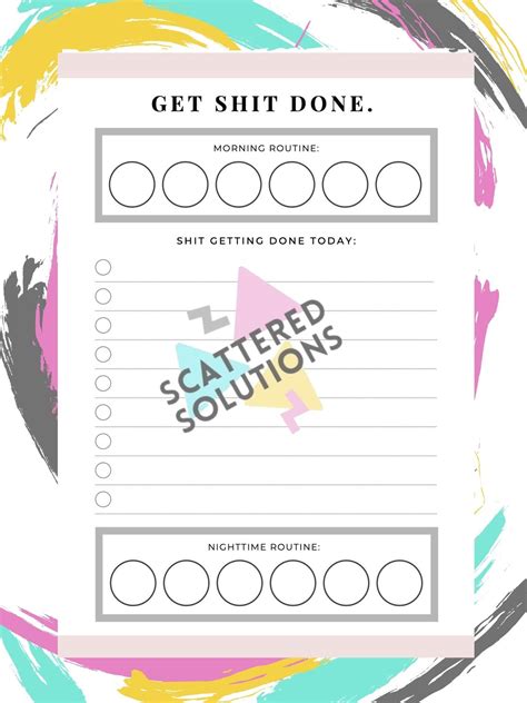 Download 2018 Daily Planner Get Shit Done 8 X10 12 Month Planner 2018 Daily Weekly And Monthly Planner Agenda Organizer And Calendar 