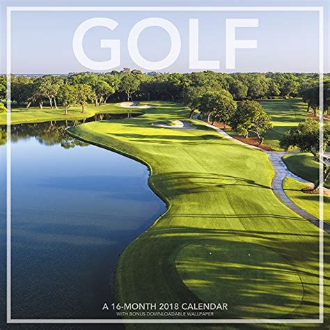 Full Download 2018 Golf Wall Calendar Landmark 