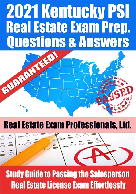 Read Online 2018 Kentucky Psi Real Estate Exam Prep Questions And Answers Study Guide To Passing The Salesperson Real Estate License Exam Effortlessly 