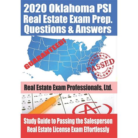 Read Online 2018 Oklahoma Psi Real Estate Exam Prep Questions And Answers Study Guide To Passing The Salesperson Real Estate License Exam Effortlessly 