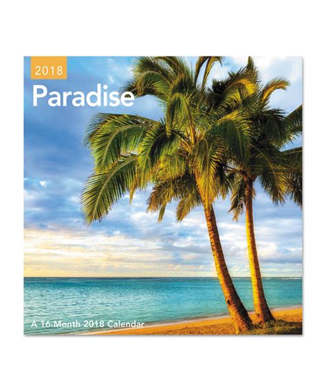 Read Online 2018 Paradise Mini Calendar Day Dream 