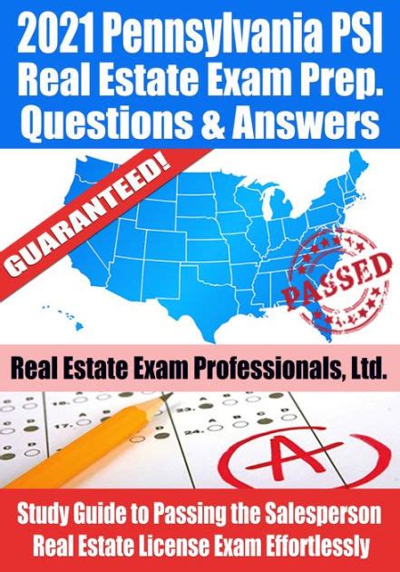 Read Online 2018 Pennsylvania Psi Real Estate Exam Prep Questions And Answers Study Guide To Passing The Salesperson Real Estate License Exam Effortlessly 