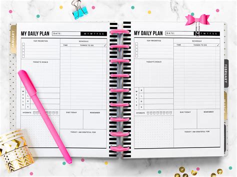Download 2018 Planner Ultimate Daily Weekly Monthly Schedule Diary At A Glance Calendar Schedule Organizer Planner With Inspirational Quotes Get Things Gift Large 8 5X11 Paperback Volume 13 