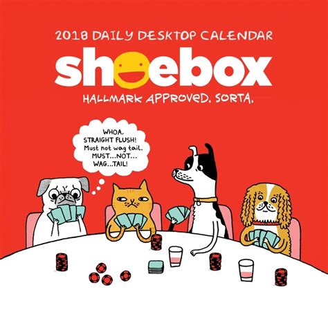 Full Download 2018 Shoebox Daily Desk Calendar Halmark Approved Sorta 