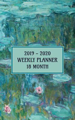 2019 2020 18 month weekly monthly planner july 20