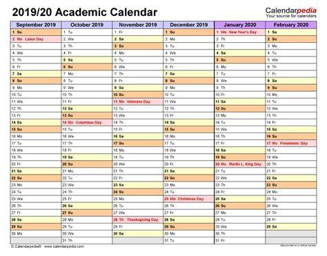 2019 2020 academic school planner weekly calendar