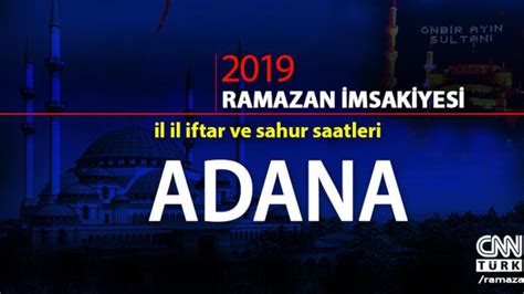 2019 adana iftar saati