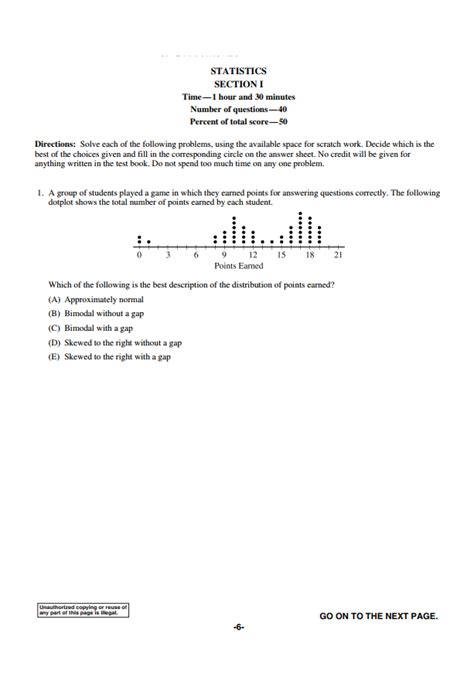 2019 Ap Stat Mcq With Answers