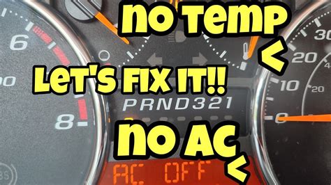 2019 chevy colorado temperature gauge not working. 2008 Chevy Colorado. I keep getting an "AC OFF" message in the message area. When this comes on, the thermostat does not - Answered by a verified Chevy Mechanic. We use cookies to give you the best possible experience on our website. ... Now "Engine Hot, A/C Turned Off" message on dash, with temperature gage not working. … 